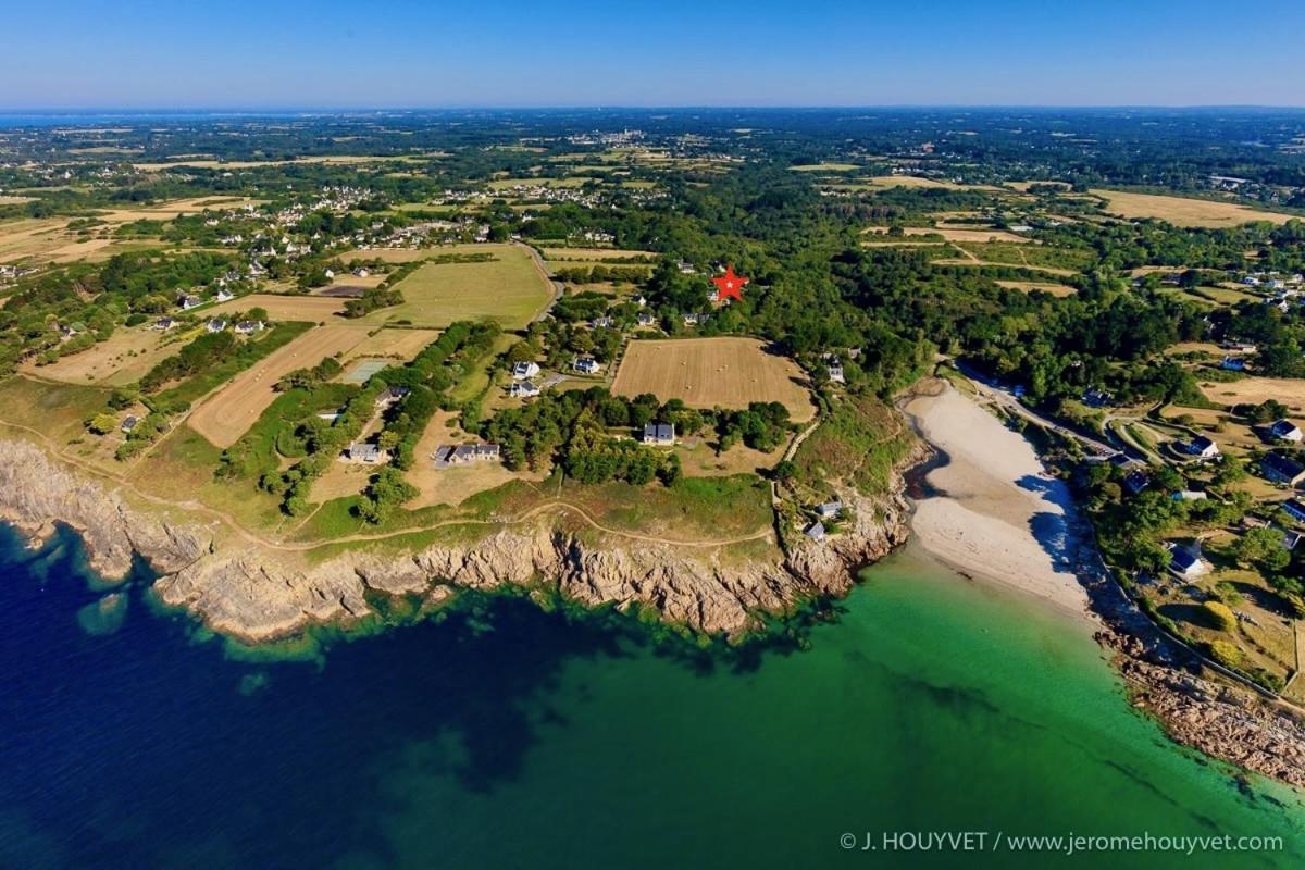 Villa Tidinghi, Plage De Rospico A Pied 네베즈 외부 사진
